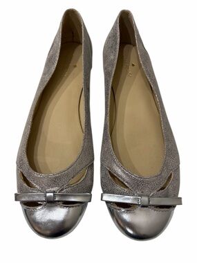 Silver KATE SPADE BOW Flats